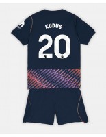 Tottenham Hotspur Mohammed Kudus #20 Vieraspaita Lasten 2026-27 Lyhythihainen (+ shortsit)
